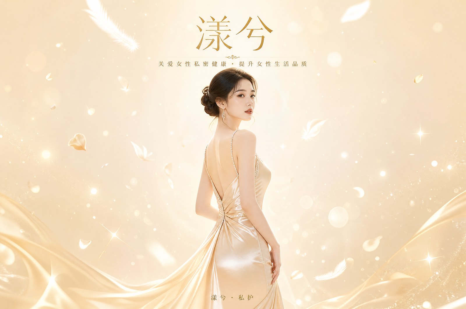 漾兮产品礼盒与护理瓶罐静物